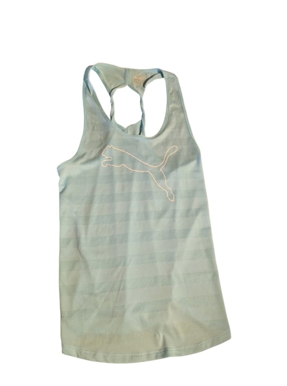 NOT STAINED PUMA Women's Light Blue Racerback Tank